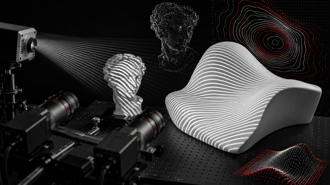 Structured light and fringe projection profilometry