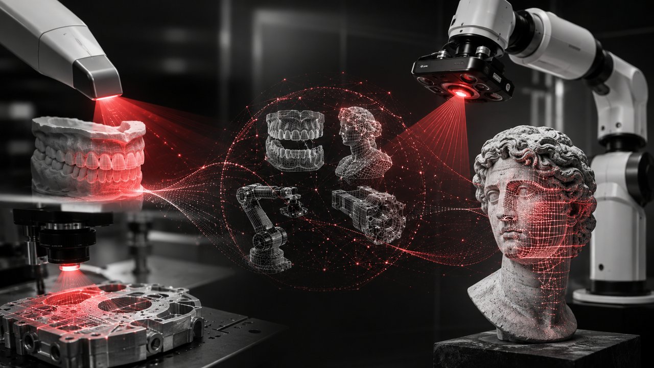 Applications in healthcare, robotics, manufacturing and cultural heritage